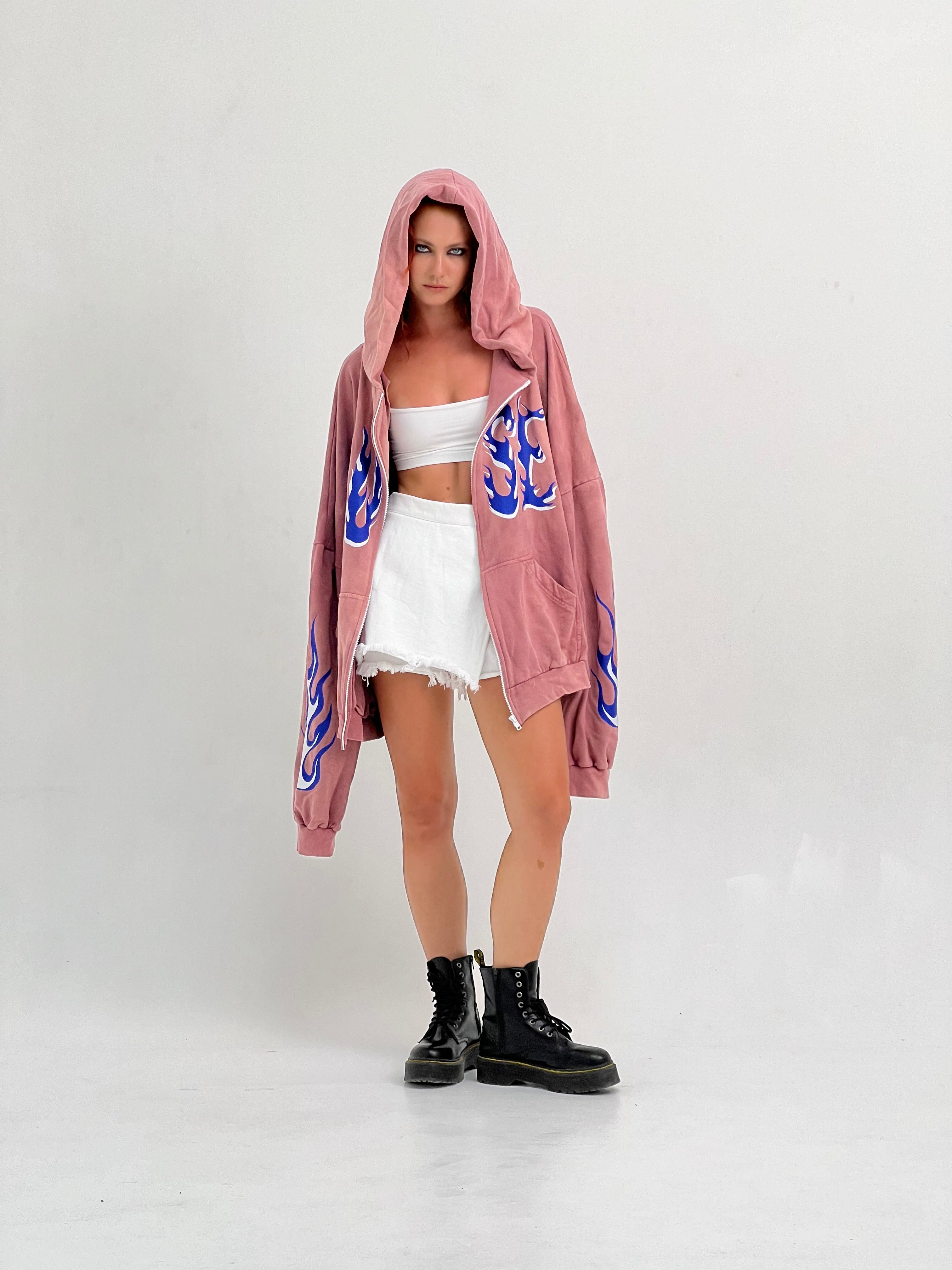 ZIP HOODIE FIRE.