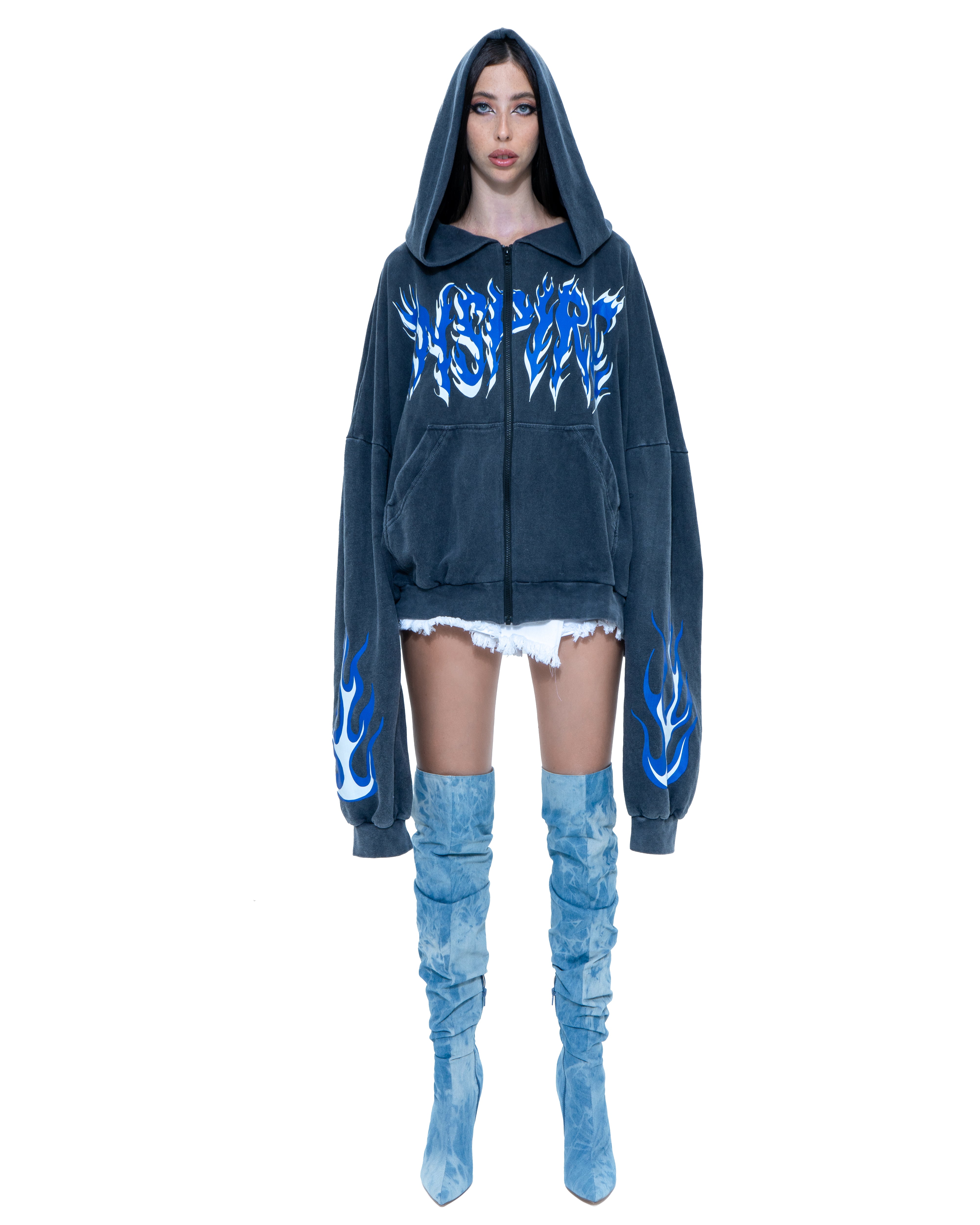 ZIP HOODIE FIRE.