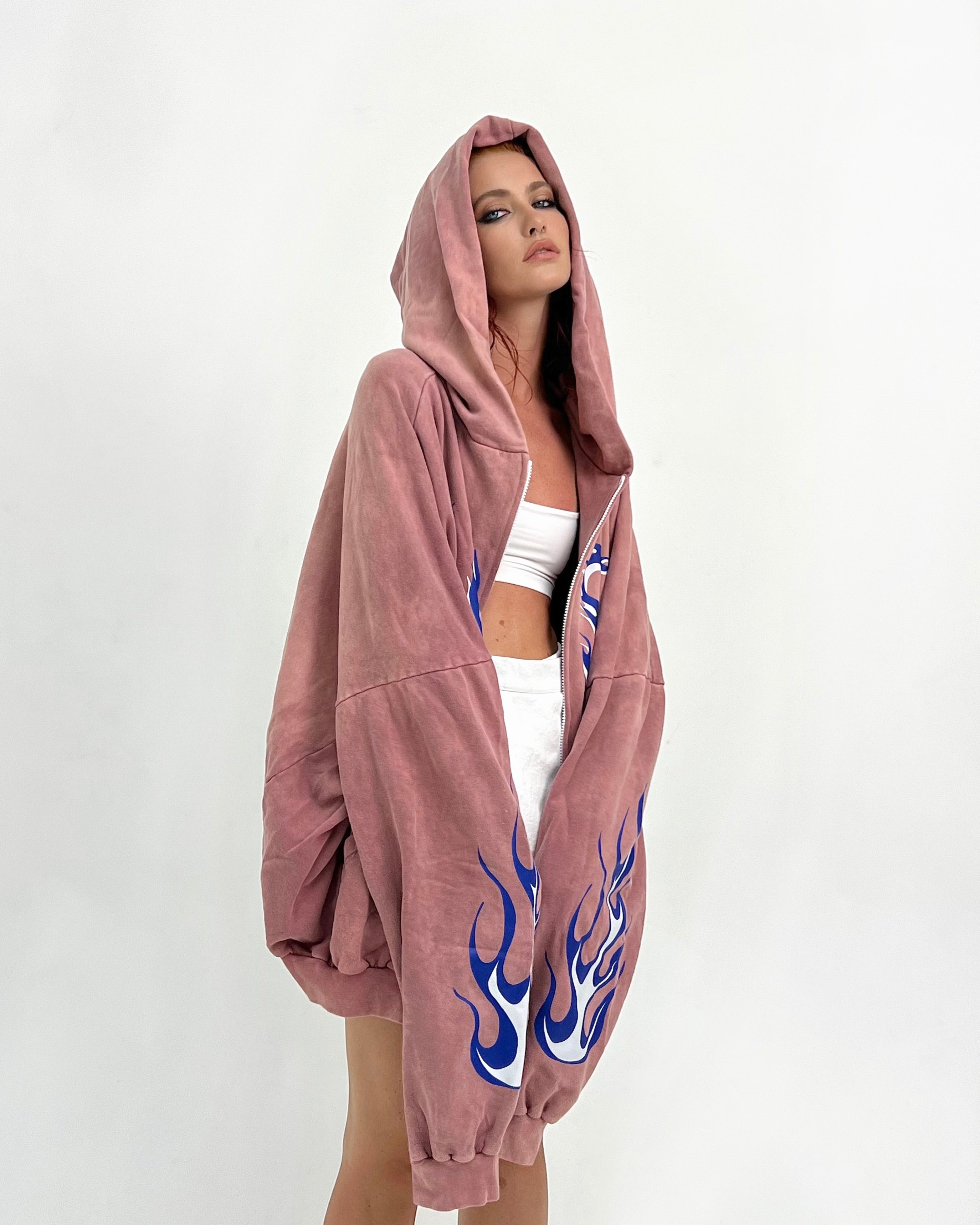 ZIP HOODIE FIRE.