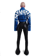 NIESTANDARDOWA KURTKA Z EKOSKÓRY.