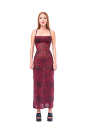 DRESS TRANSPARENT LEOPARD RB