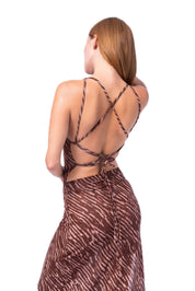 DRESS TRANSPARENT ZEBRA