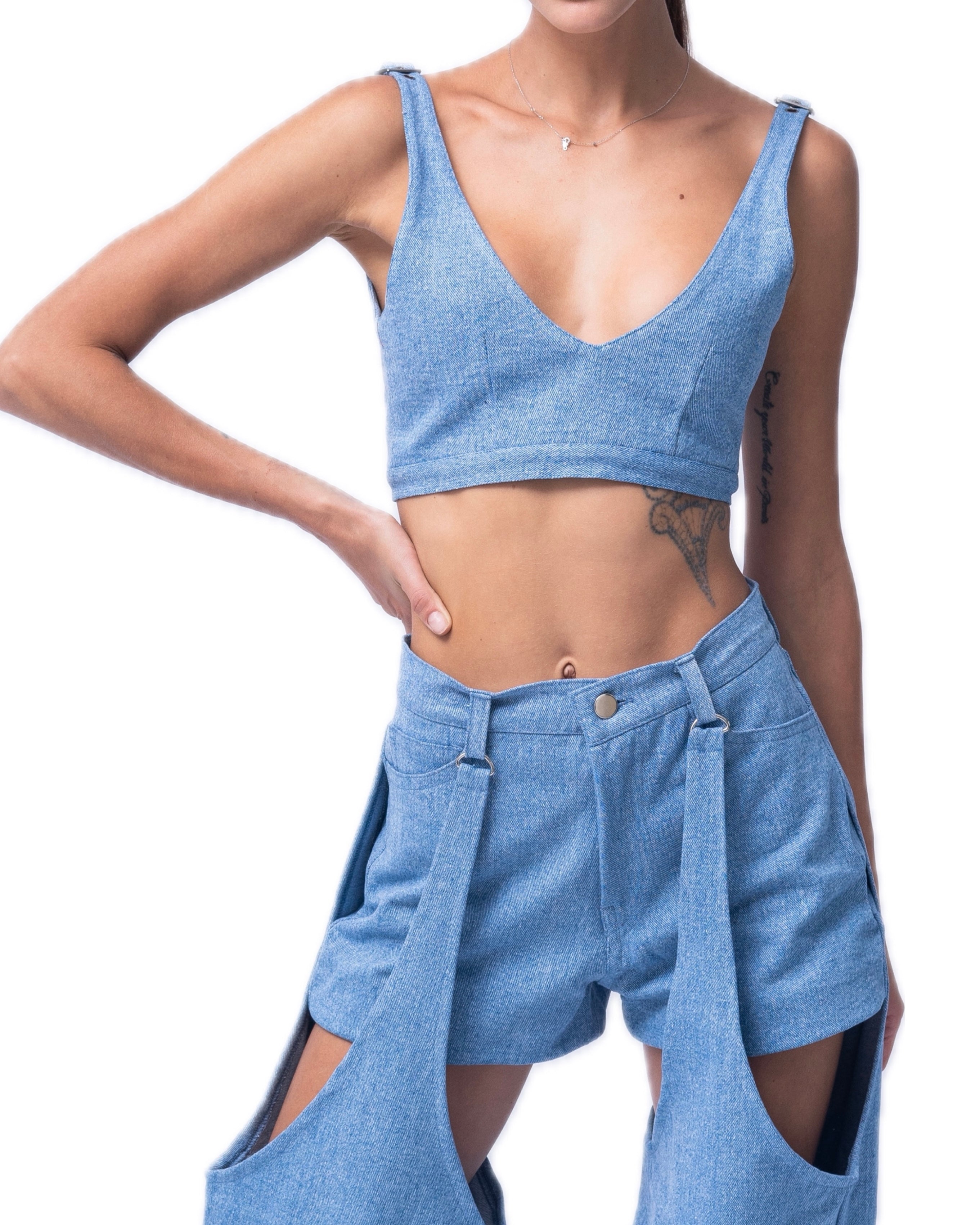 DENIM TOP.