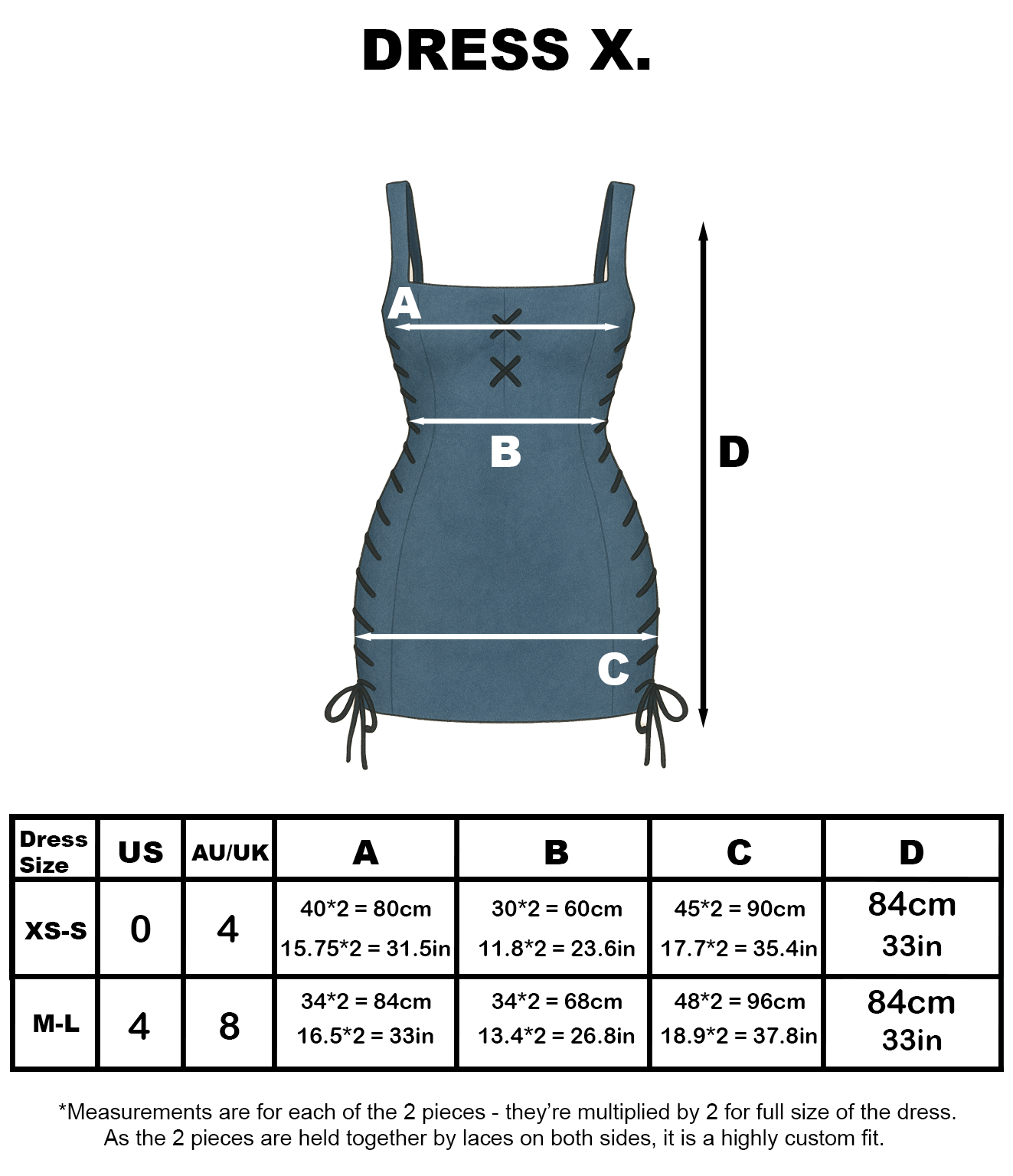 DENIM DRESS X.