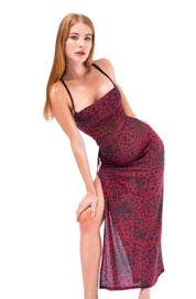 DRESS TRANSPARENT LEOPARD RB