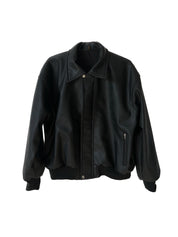 VESTE BOMBER NOIRE.