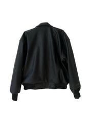 VESTE BOMBER NOIRE.